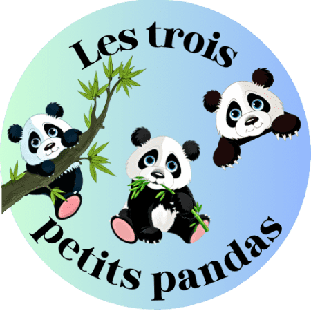 Logo les 3 petits pandas